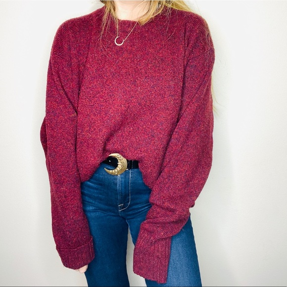 Pendleton Sweaters - Pendleton 100% Pure Virgin Wool Red Sweater